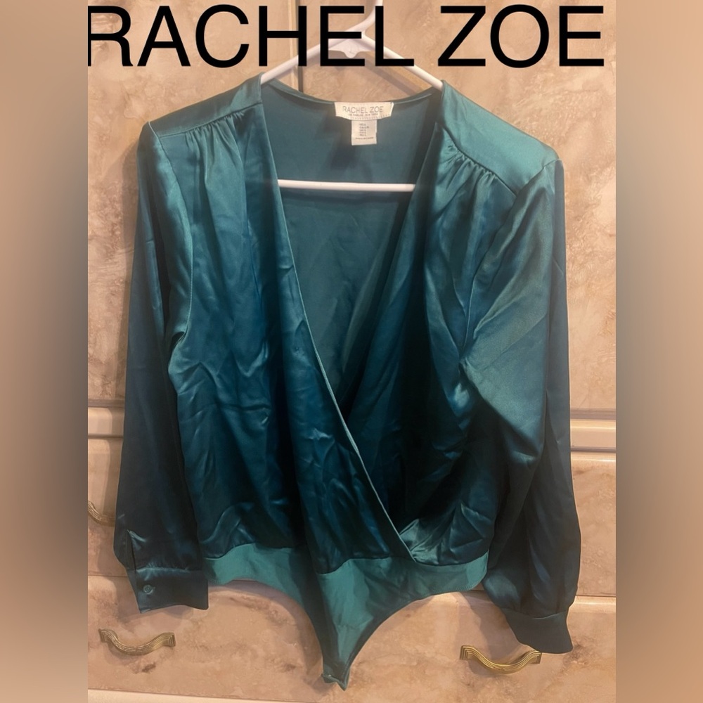 Rachel Zoe Body Suit Large Green